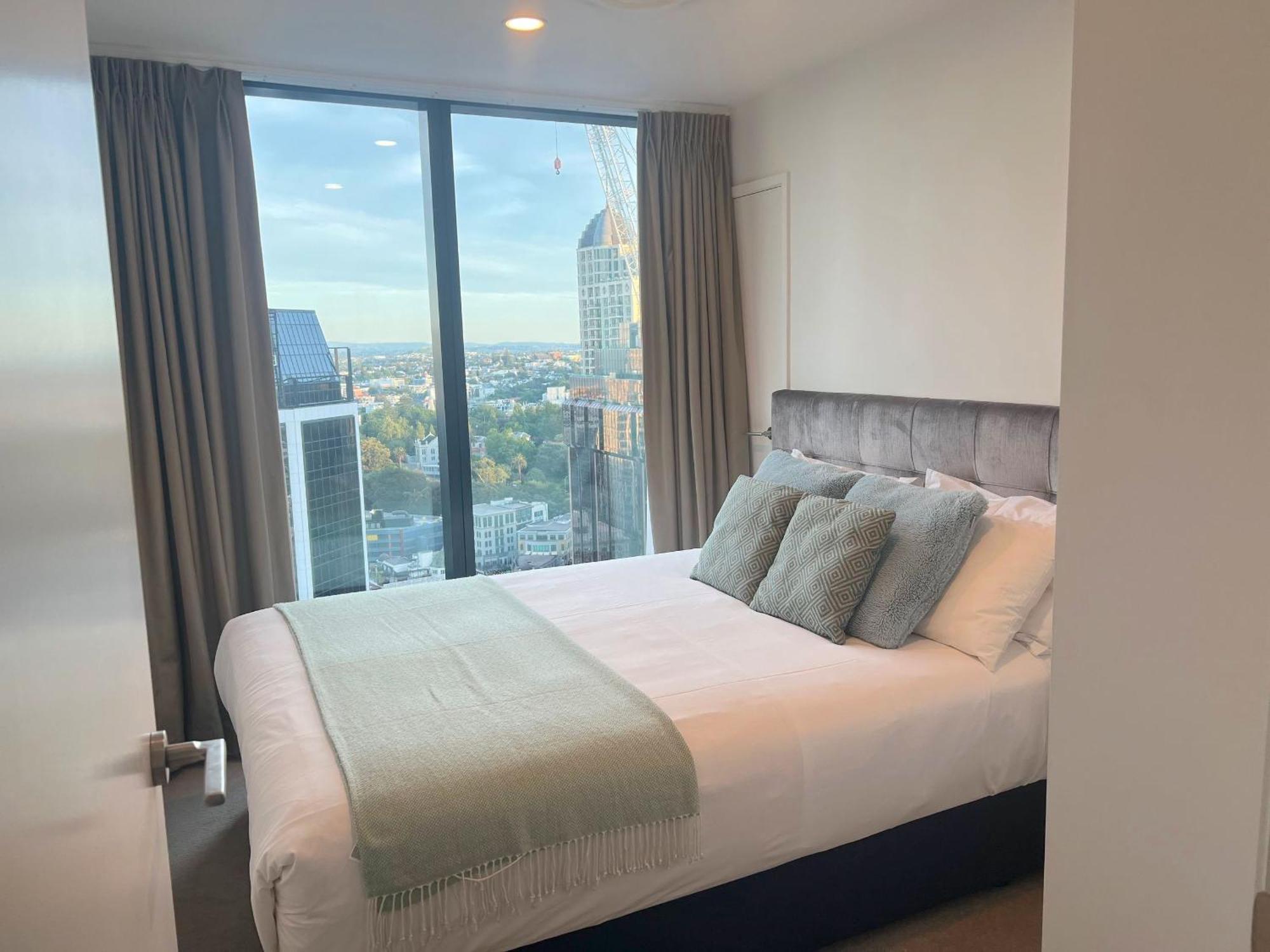 Magnificent Harbour View Skytower View Apartment In Cbd Auckland Eksteriør bilde